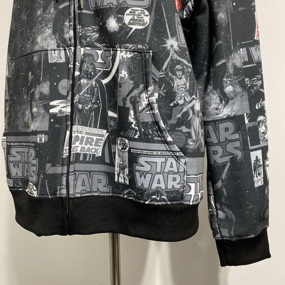 Star Wars Hoodie Mens XL Comic Book Space Fantasy Mythical Graphic - Picture 7 of 16